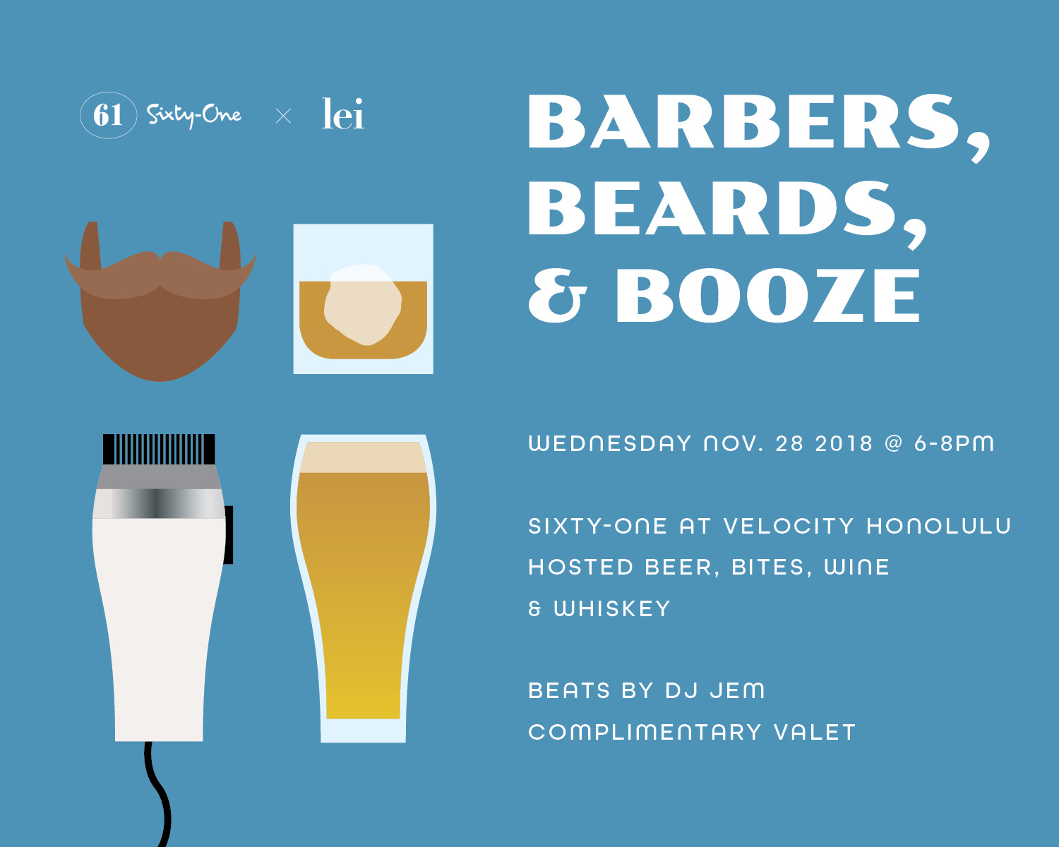 Barbers, Beards, & Booze