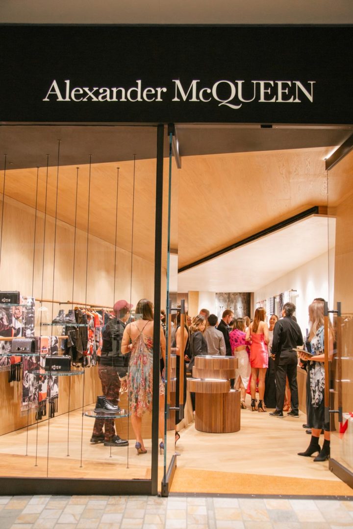 Alexander McQueen opening in SoHo